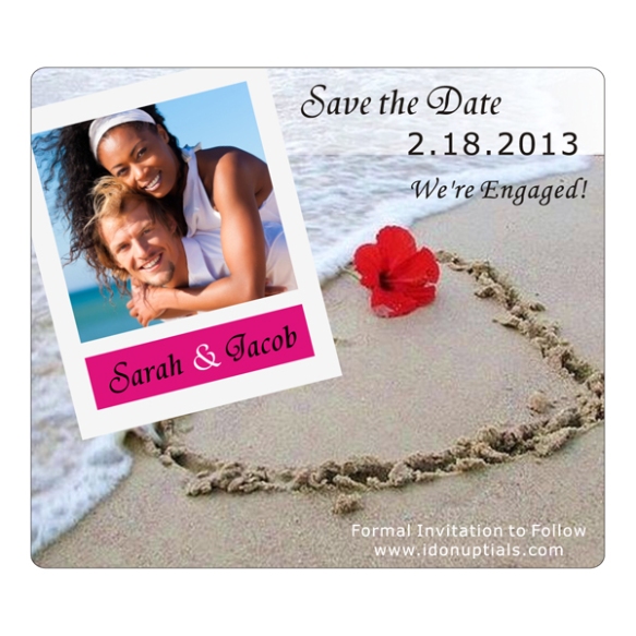 Tampa FL bride and grooms get ready for Save the Date Wedding Magnets